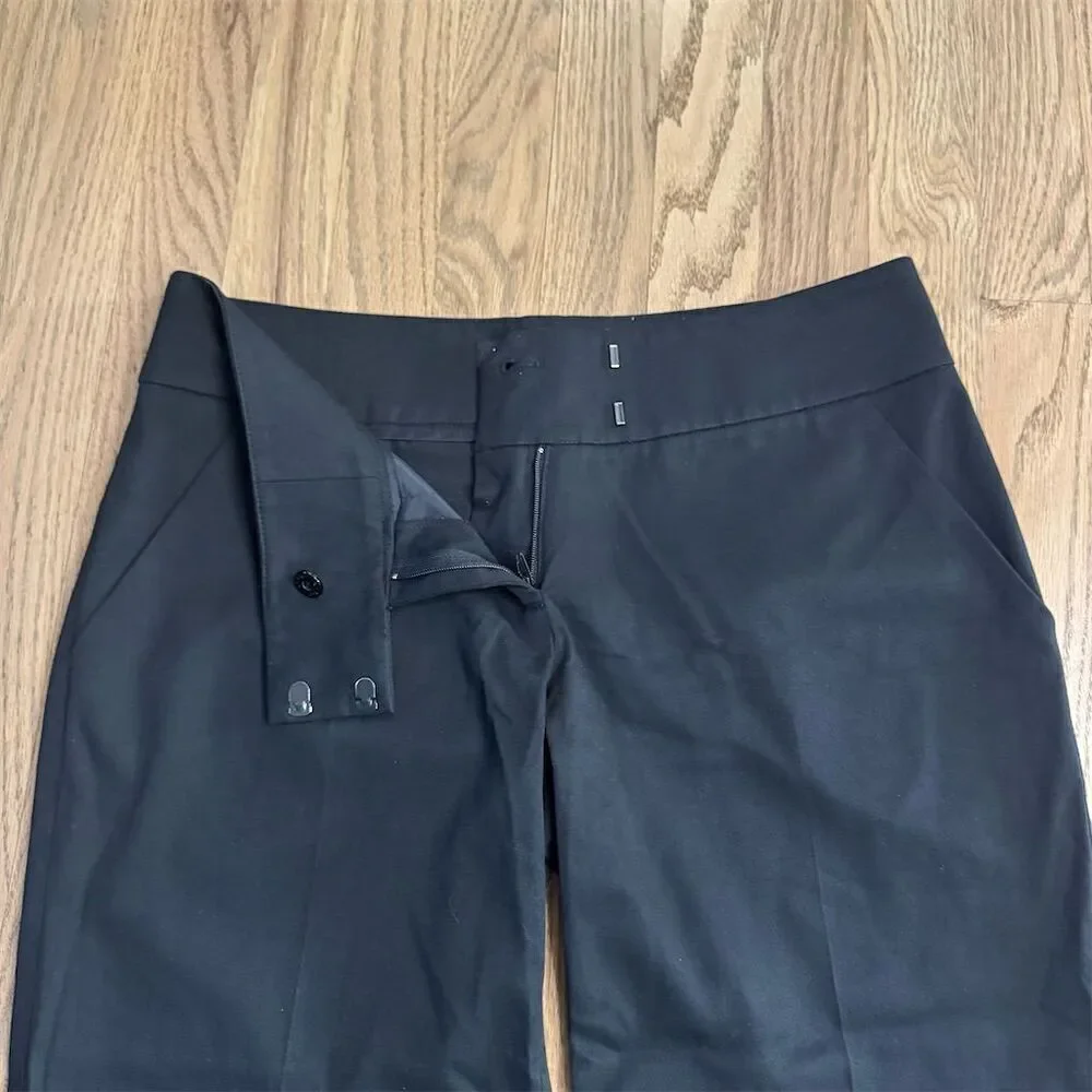 Bebe Black Bootcut Dress Pants Women's Size 6 Business Mid-Rise